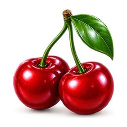 Glossy cherries