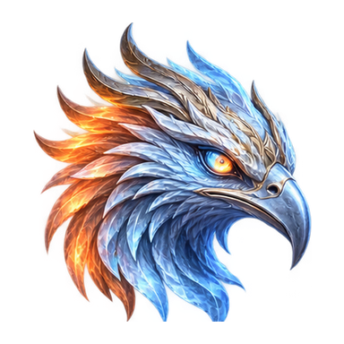 silver phoenix head